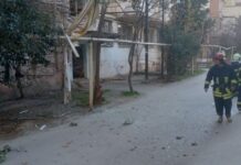 Bakıda yaşayış binasında partlayış
