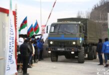 Bu gün Laçın-Xankəndi yolundakı aksiya ərazisindən ümumilikdə 21 avtomobil keçib Laçın-Xankəndi yolundakı aksiya