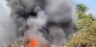 Nepalda qəzaya uğrayan təyyarə