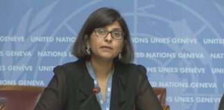 BMT-nin İnsan Hüquqları üzrə Ali Komissarlığının (OHCHR) sözçüsü Ravina Şamdasani
