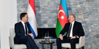 Niderland Krallığının Baş naziri Mark Rutte və Azərbaycan Respublikasının Prezidenti İlham Əliyev
