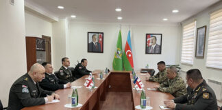 Gürcüstan nümayəndə heyəti XTQ və HDQ hərbi hissələrində olub