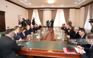 Qərbi Azərbaycan İcmasında Türkiyə parlamentinin deputatları ilə görüş keçirilib