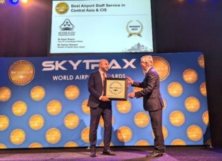 Heydər Əliyev Beynəlxalq Aeroportu növbəti dəfə nüfuzlu “Skytrax” mükafatına layiq görülüb