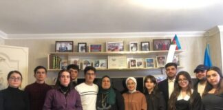 ADPU tələbələri şəhid İntiqam Abbasovun ailəsini ziyarət ediblər