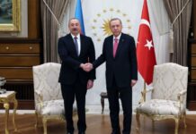 Azərbaycan Prezidenti İlham Əliyevin Türkiyə Prezidenti Rəcəb Tayyib Ərdoğanla görüşü olub