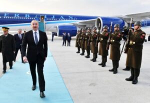 Azərbaycan Prezidenti İlham Əliyev Türkiyəyə səfərə gəlib