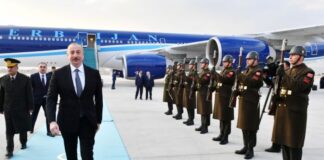 Azərbaycan Prezidenti İlham Əliyev Türkiyəyə səfərə gəlib