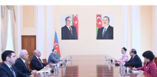 Azərbaycan Respublikasının Baş naziri Əli Əsədov martın 8-də ölkəmizdə səfərdə olan Çin Hökumətinin Avropa məsələləri üzrə xüsusi nümayəndəsi Vu Honqbo ilə görüşüb