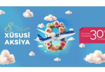 AZAL 8 mart münasibətilə bir sıra istiqamətlər üzrə aviabiletlərə güzəşt elan edib