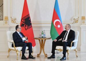 Azərbaycan Respublikasının Prezidenti İlham Əliyev martın 12-də Albaniya Respublikasının Prezidenti Bayram Beqay ilə görüşüb