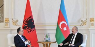 Azərbaycan Respublikasının Prezidenti İlham Əliyev martın 12-də Albaniya Respublikasının Prezidenti Bayram Beqay ilə görüşüb