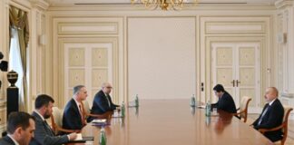 Azərbaycan Respublikasının Prezidenti İlham Əliyev martın 6-da ABŞ Dövlət Departamentinin Qafqaz danışıqları üzrə baş müşaviri Lui Bononu qəbul edib