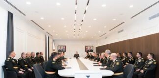 Daxili İşlər Nazirliyində Daxili Qoşunların rəhbər heyətinin iştirakı ilə əməliyyat müşavirəsi