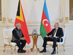 Azərbaycan Prezidenti İlham Əliyev Timor-Leste Prezidenti Jose Ramos Horta ilə görüşüb