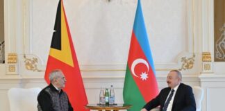 Azərbaycan Prezidenti İlham Əliyev Timor-Leste Prezidenti Jose Ramos Horta ilə görüşüb