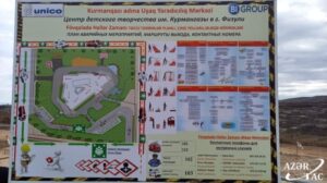 Füzuli şəhərində Qazaxıstan tərəfindən tikiləcək incəsənət məktəbinin təməli qoyulub