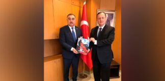 Azərbaycanın Türkiyədəki səfiri Rəşad Məmmədov Türkiyə Xarici İşlər Nazirliyinin Şərqi Avropa, Qafqaz və Mərkəzi Asiya üzrə baş direktoru, səfir Gökhan Turan ilə görüşüb