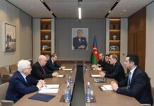 Azərbaycanın xarici işlər naziri Ceyhun Bayramov ilə Rusiya Federasiyası Prezidentinin beynəlxalq mədəniyyət əməkdaşlığı üzrə xüsusi nümayəndəsi Mixail Şvıdkoy arasında görüş keçirilib