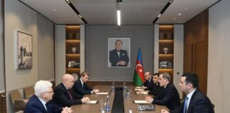 Azərbaycanın xarici işlər naziri Ceyhun Bayramov ilə Rusiya Federasiyası Prezidentinin beynəlxalq mədəniyyət əməkdaşlığı üzrə xüsusi nümayəndəsi Mixail Şvıdkoy arasında görüş keçirilib