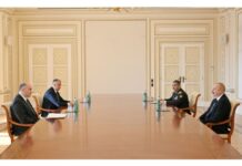 Prezident İlham Əliyev Gürcüstanın müdafiə nazirini qəbul edib Azərbaycan Respublikasının Prezidenti İlham Əliyev aprelin 24-də Gürcüstanın müdafiə naziri Cuanşer Burçuladzeni qəbul edib