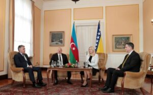 Prezident İlham Əliyevin Bosniya və Herseqovinanın lideri ilə görüşü olub