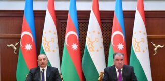 Aprelin 5-də Azərbaycan Respublikasının Prezidenti İlham Əliyev və Tacikistan Respublikasının Prezidenti Emoməli Rəhmon mətbuata bəyanatlarla çıxış ediblər