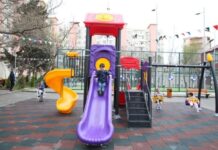 Xətai rayonunda "Bizim həyət" layihəsi çərçivəsində yeni həyət istifadəyə verilib