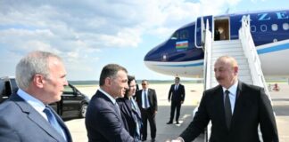 Azərbaycan Prezidenti İlham Əliyev Moldovaya səfərə gəlib