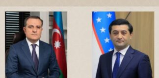 Azərbaycanın xarici işlər naziri Ceyhun Bayramov özbəkistanlı həmkarı Baxtiyor Saidovla strateji tərəfdaşlıq məsələlərini müzakirə edib