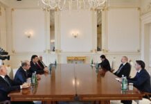 Azərbaycan Respublikasının Prezidenti İlham Əliyev mayın 16-da İordaniya Haşimilər Krallığı parlamentinin Nümayəndələr Palatasının sədri Əhməd Əs-Səfadini qəbul edib