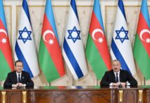 Azərbaycan Respublikasının Prezidenti İlham Əliyev və İsrail Dövlətinin Prezidenti İsxak Hersoq mətbuata bəyanatlarla çıxış ediblər