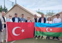 Azərbaycanın vətəndaş cəmiyyətinin nümayəndələri Kahramanmaraşda zəlzələ qurbanlarını ziyarət ediblər