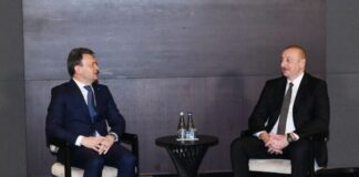 Azərbaycan Respublikasının Prezidenti İlham Əliyev Kişineuda Moldova Respublikasının Baş naziri Dorin Reçan ilə görüşüb