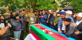 Şəhid Məhəmməd Qarayev Qəbələdə dəfn olunub