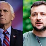 ABŞ-ın keçmiş vitse-prezidenti Mayk Pens Ukraynaya səfər zamanı ölkə prezidenti Volodimir Zelenski ilə görüşüb