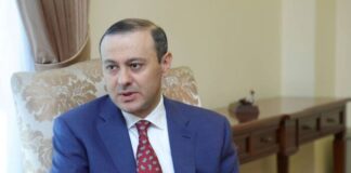Ermənistan Təhlükəsizlik Şurasının katibi Armen Qriqoryan
