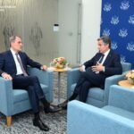 Azərbaycan Respublikasının xarici işlər naziri Ceyhun Bayramov və ABŞ-ın dövlət katibi Entoni Blinken