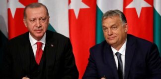 Türkiyə Prezidenti Rəcəb Tayyib Ərdoğan və Macarıstanın Baş naziri Viktor Orban