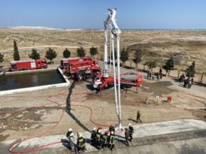 FHN-in Dövlət Yanğından Mühafizə Xidməti yanğın-taktiki təlim keçirib