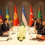 Azərbaycan Respublikasının mədəniyyət naziri Adil Kərimli və  TÜRKSOY-un baş katibi Sultan Rayev