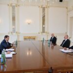Azərbaycan Respublikasının Prezidenti İlham Əliyev iyunun 12-də Rusiya Federasiyası Prezidentinin köməkçisi İqor Levitini qəbul edib