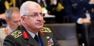 Türkiyənin milli müdafiə naziri Yaşar Güler
