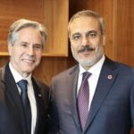 Türkiyənin xarici işlər naziri Hakan Fidan və ABŞ dövlət katibi Entoni Blinken