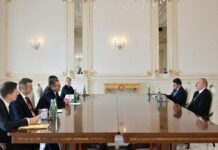 Prezident İlham Əliyev Almaniya Xarici İşlər Nazirliyinin dövlət nazirini qəbul edib YENİLƏNİB VİDEO Azərbaycan Respublikasının Prezidenti İlham Əliyev iyulun 11-də Almaniya Federativ Respublikasının Xarici İşlər Nazirliyinin dövlət naziri Tobias Lindneri qəbul edib