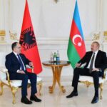 Azərbaycan Respublikasının Prezidenti İlham Əliyevin Albaniya Respublikasının Prezidenti Bayram Beqay ilə təkbətək görüşü