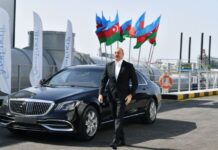 Prezident İlham Əliyev “Şimal” Elektrik Stansiyasının yeni estakadasının və su nasos stansiyalarının açılışında iştirak edib Prezident İlham Əliyev “Şimal” Elektrik Stansiyasının yeni estakadasının və su nasos stansiyalarının açılışında iştirak edib