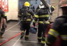 Fövqəladə hadisələrlə bağlı metroda təlim