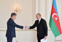 Azərbaycan Respublikasının Prezidenti İlham Əliyev avqustun 10-da Rusiya Federasiyasının ölkəmizdə yeni təyin olunmuş fövqəladə və səlahiyyətli səfiri Mixail Yevdokimovun etimadnaməsini qəbul edib