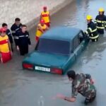 Bərdənin Qaraqoyunlu kəndində subasma ilə əlaqədar təxliyə işləri